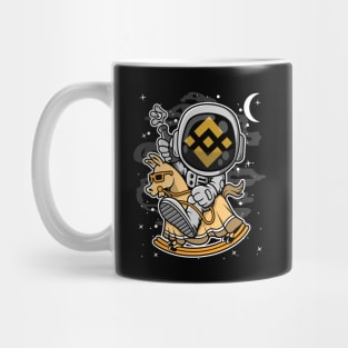 Astronaut Horse Binance BNB Coin To The Moon Crypto Token Cryptocurrency Blockchain Wallet Birthday Gift For Men Women Kids Mug